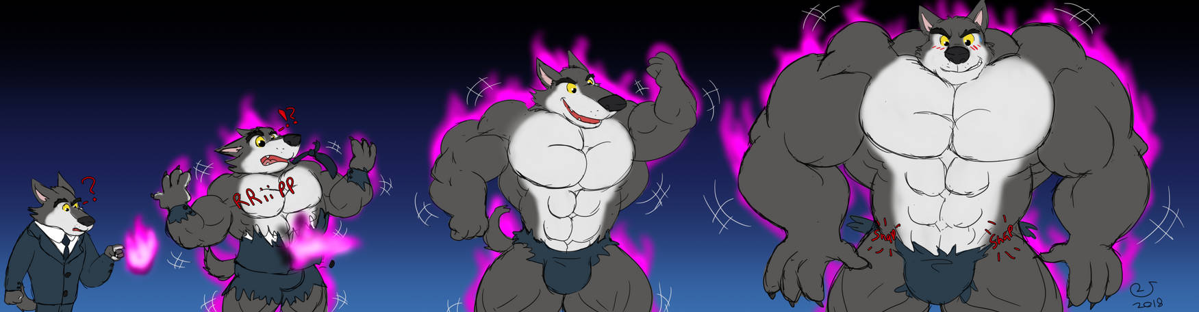 Sketchmission: Riff Muscles Growth by CaseyLJones on DeviantArt