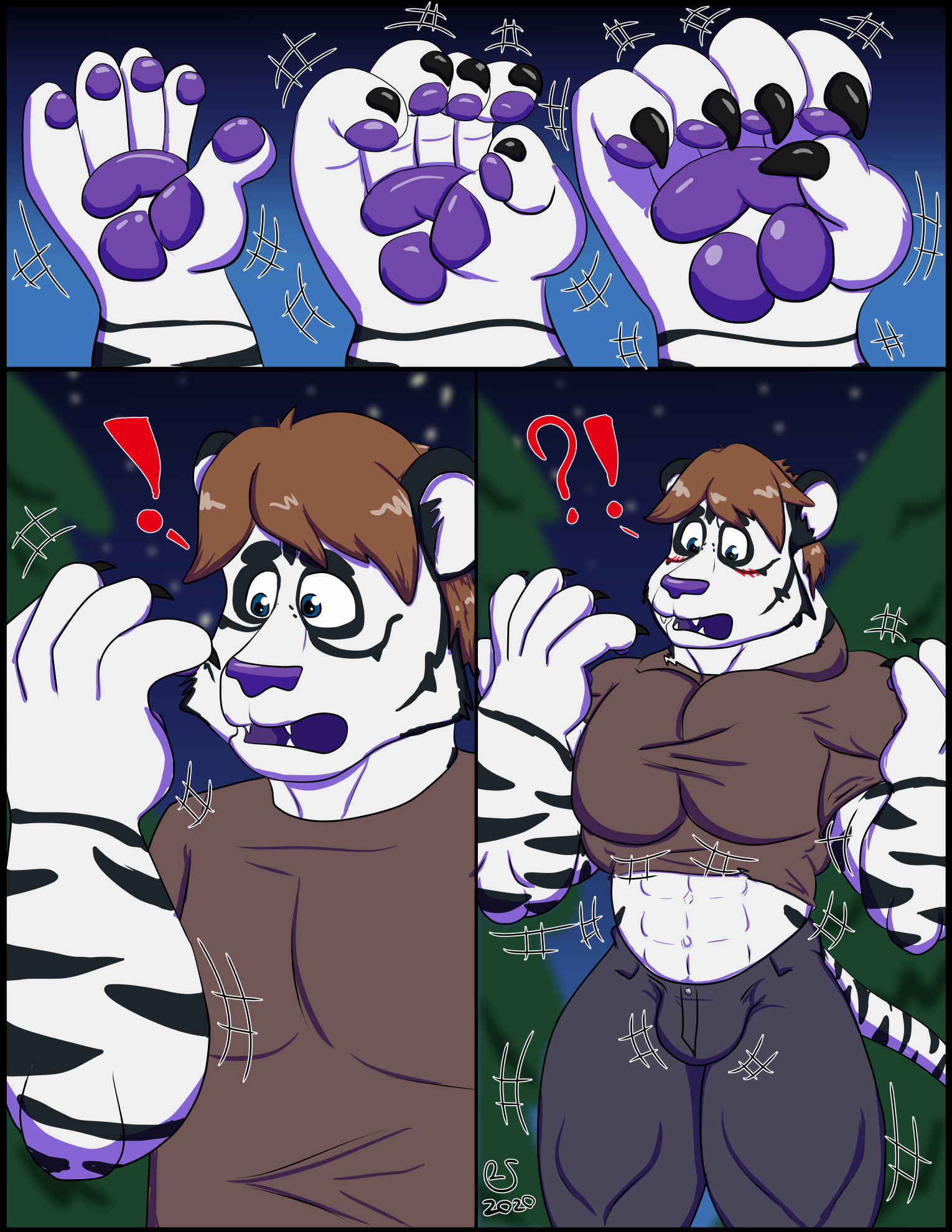 Tiger Transform Tiger Transformation Comic
