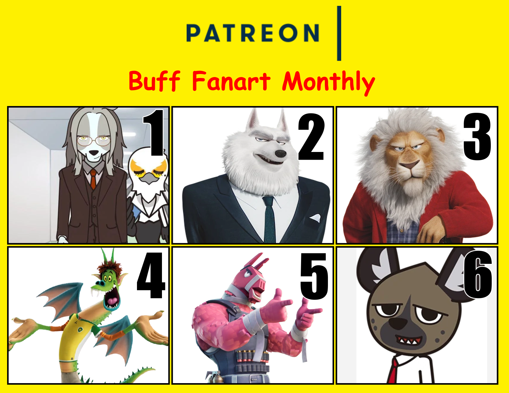 Buff Fanart Monthly February Voting by CaseyLJones on DeviantArt