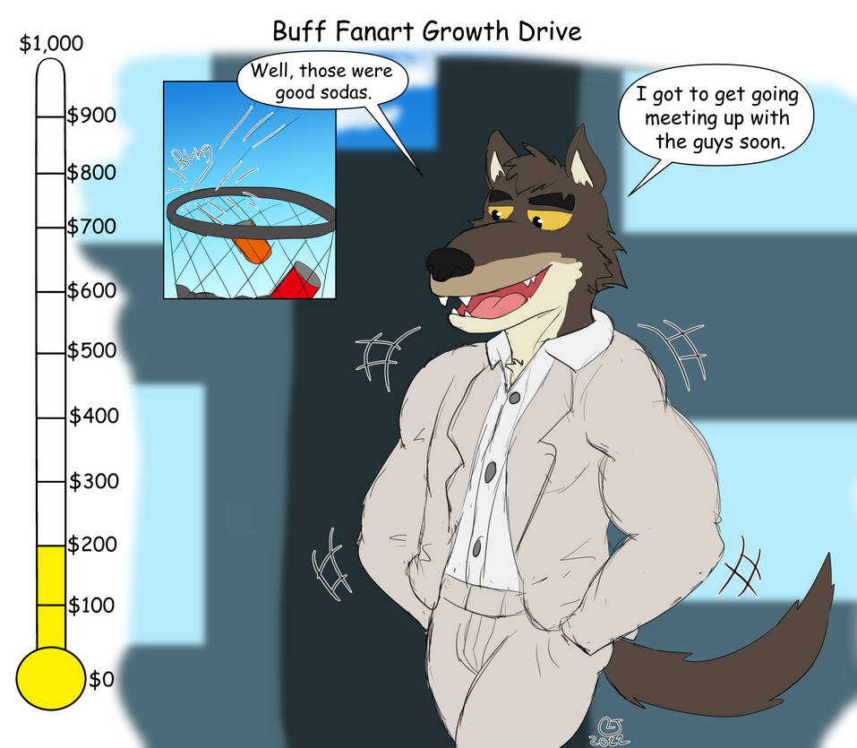 Buff Fanart Growth Drive: Mr. Wolf $1,000 by caseyljones -- Fur