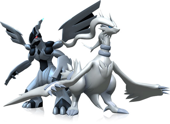 Shiny Reshiram, Shiny Zekrom by DrDimentio on DeviantArt