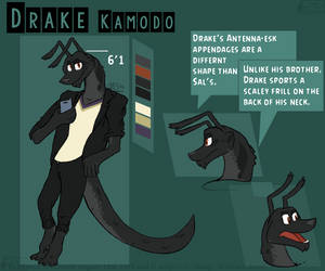 Tricore -Character Reference Sheet- Drake Kamodo