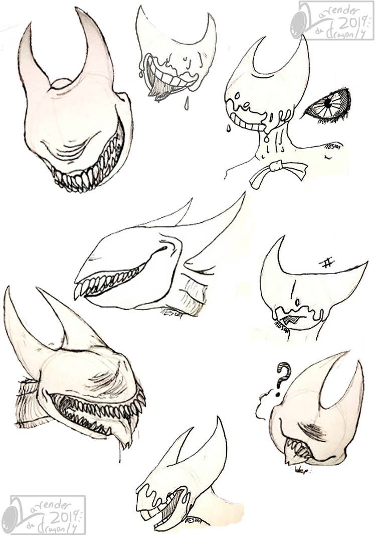 Ink Demon Traditional Doodles by Lavenderdadragon14 on DeviantArt