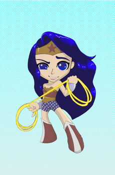 Commission: Wonder Woman Chibi