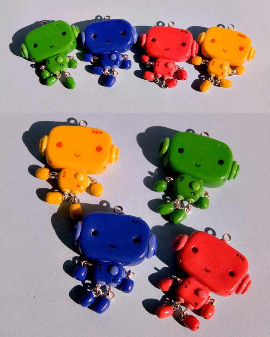 Polymer clay robots