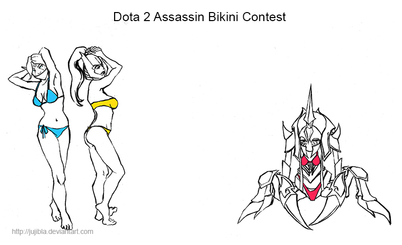 Dota 2 Assassin Bikini Contest