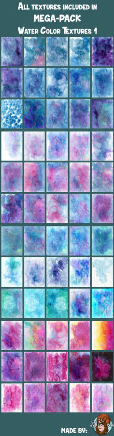 All Textures Mega-Pack Water Color Textures 1