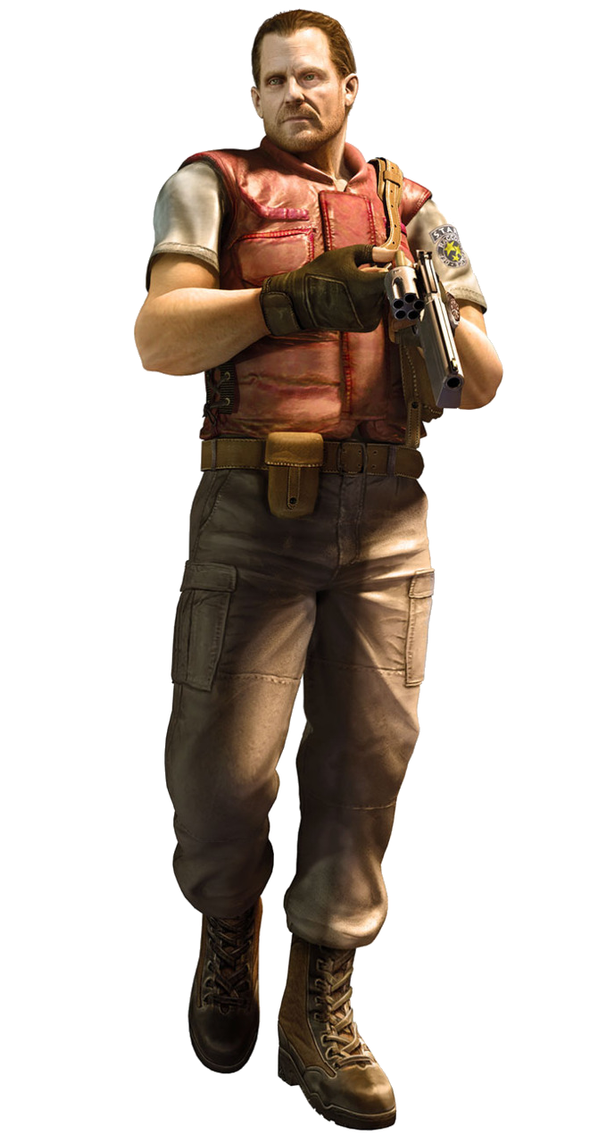 Barry Burton - Resident Evil Mercenaries 3D Render