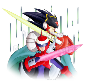 Rockman.exe - Twin Leaders (Speed Painting Link)