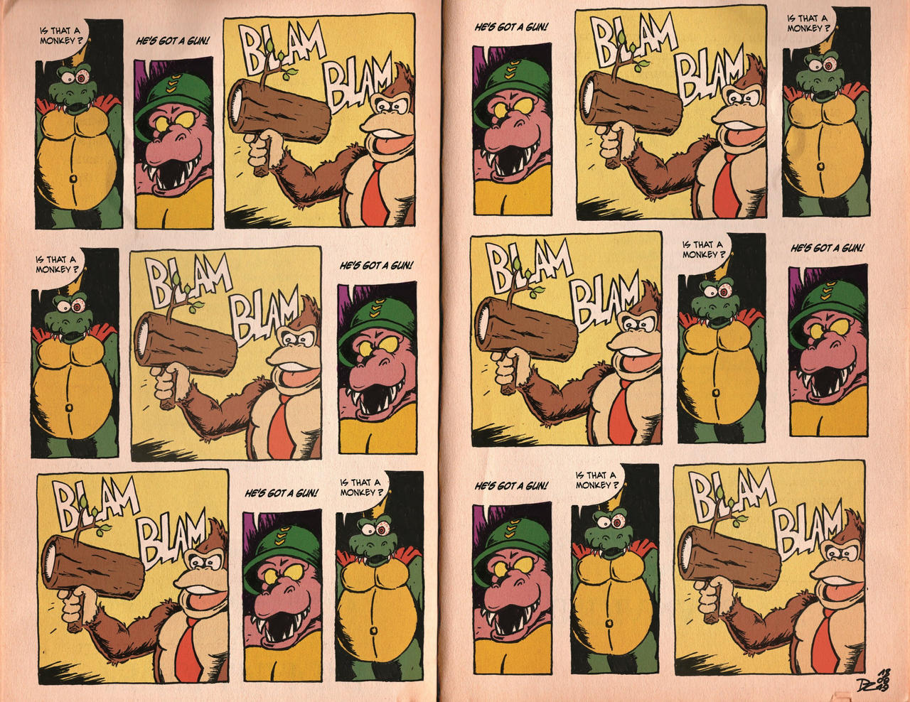 Is That A Monkey He S Got A Gun Dk Edition By Derzocker On Deviantart Is That A Monkey He S Got A Gun Dk Edition By Derzocker On Deviantart