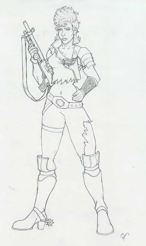 Zarana Line Art