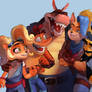 I love them as a team in Crash 4