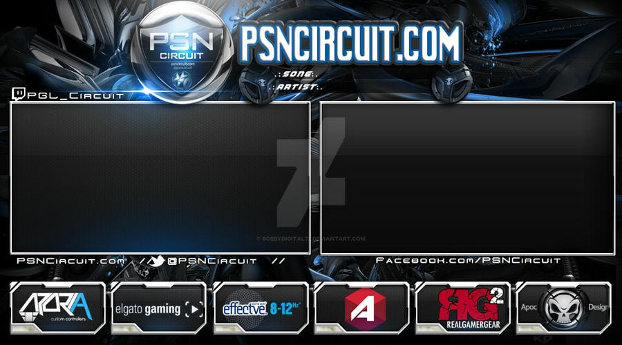 PSN CIRCUIT  Pre-Game Lobby Overlay Preview