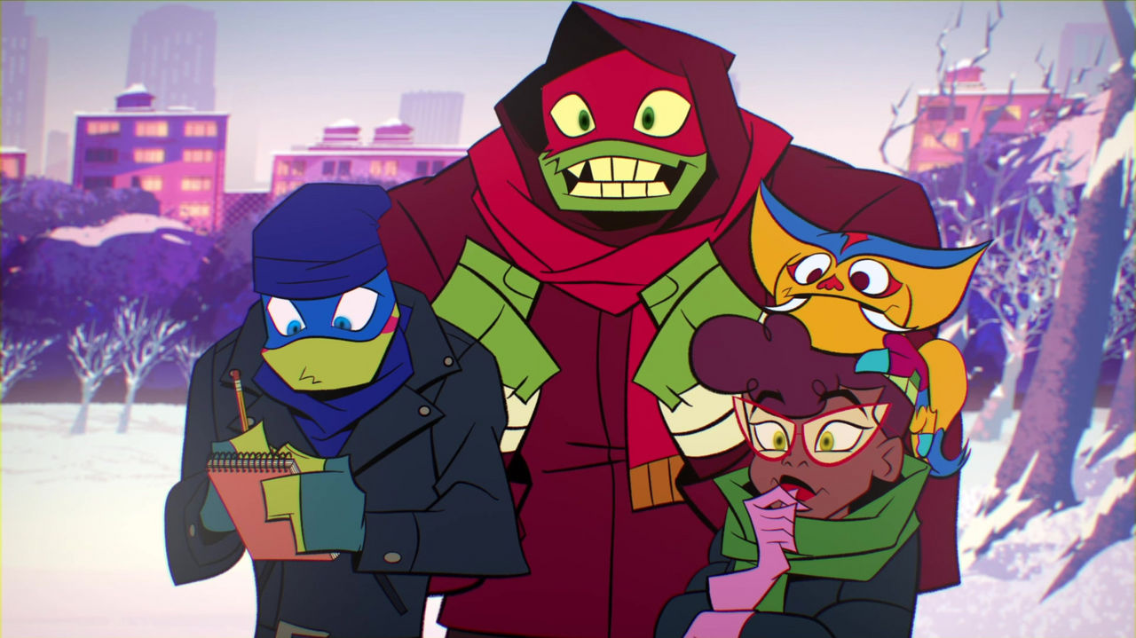 Snow Day Rottmnt Raph Rottmnt snow day screencap remake 2 by KappaTurtleGirl on DeviantArt