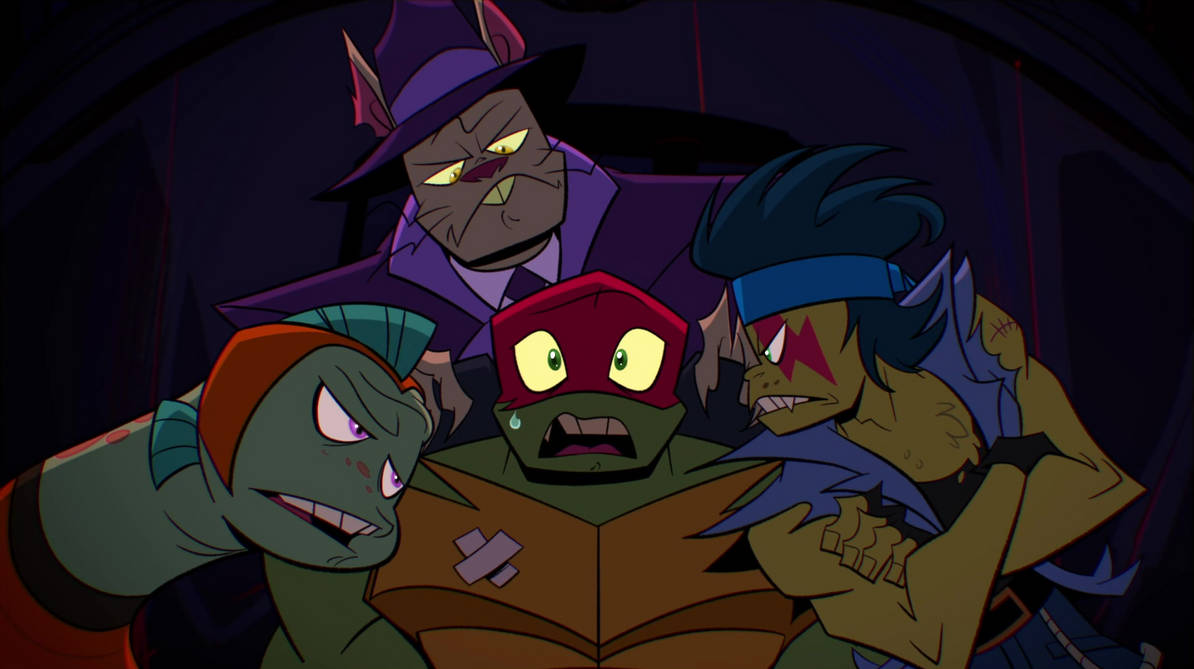 rottmnt Raph's Ride Along screencap remake by KappaTurtleGirl on DeviantArt