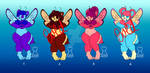 Adoptables: Pandabees- SOLD OUT! by The-Curvy-Geek