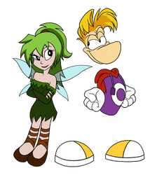 Rayman With Fairy OC