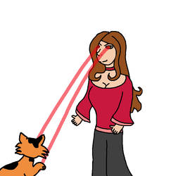 Cat-Attracting Laser Eyes