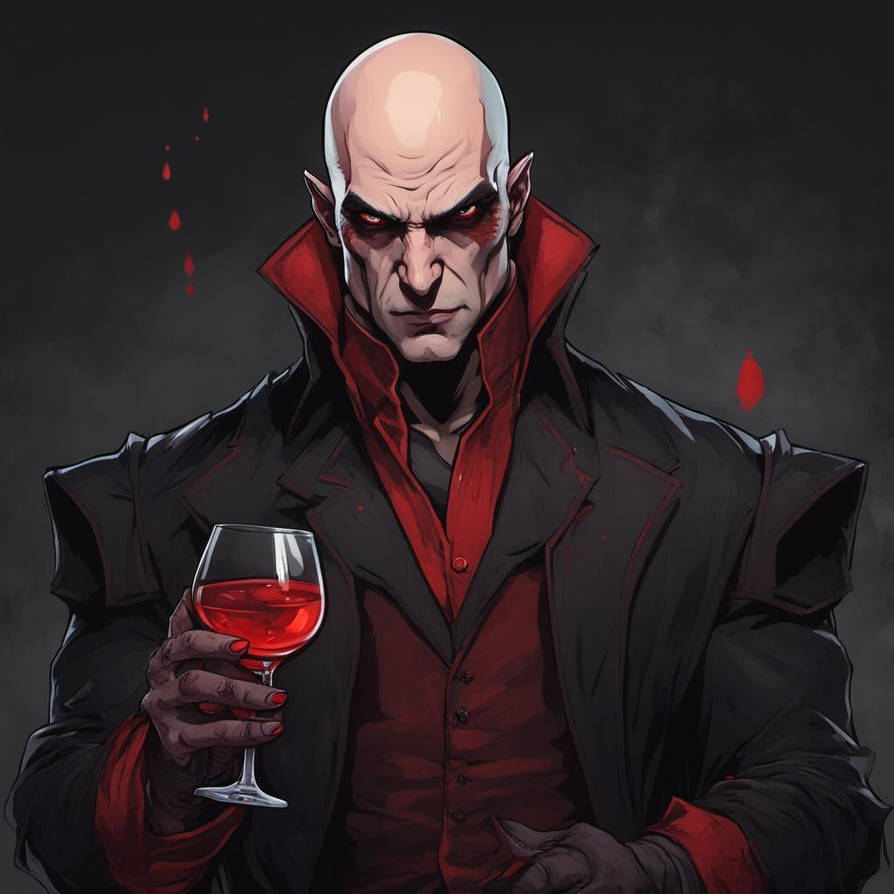 Bald vampire king