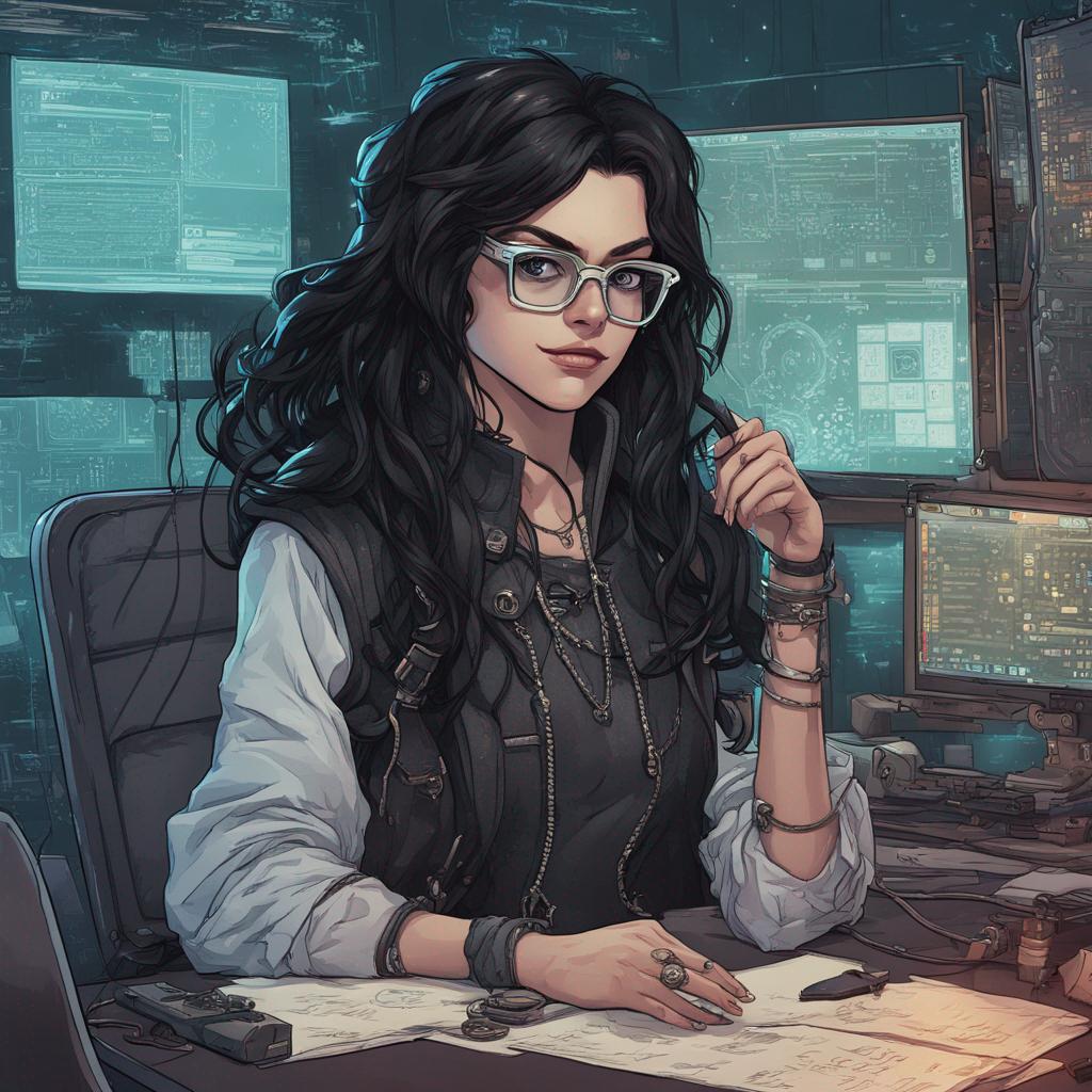 Female Hacker by Sin-1 on DeviantArt