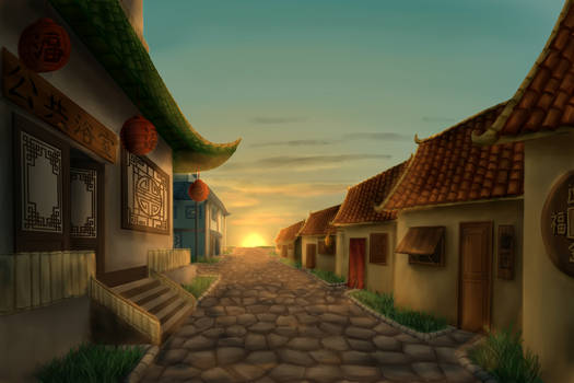 IoQ - Village at Dawn