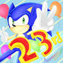 Happy 23rd Birday Sonic!