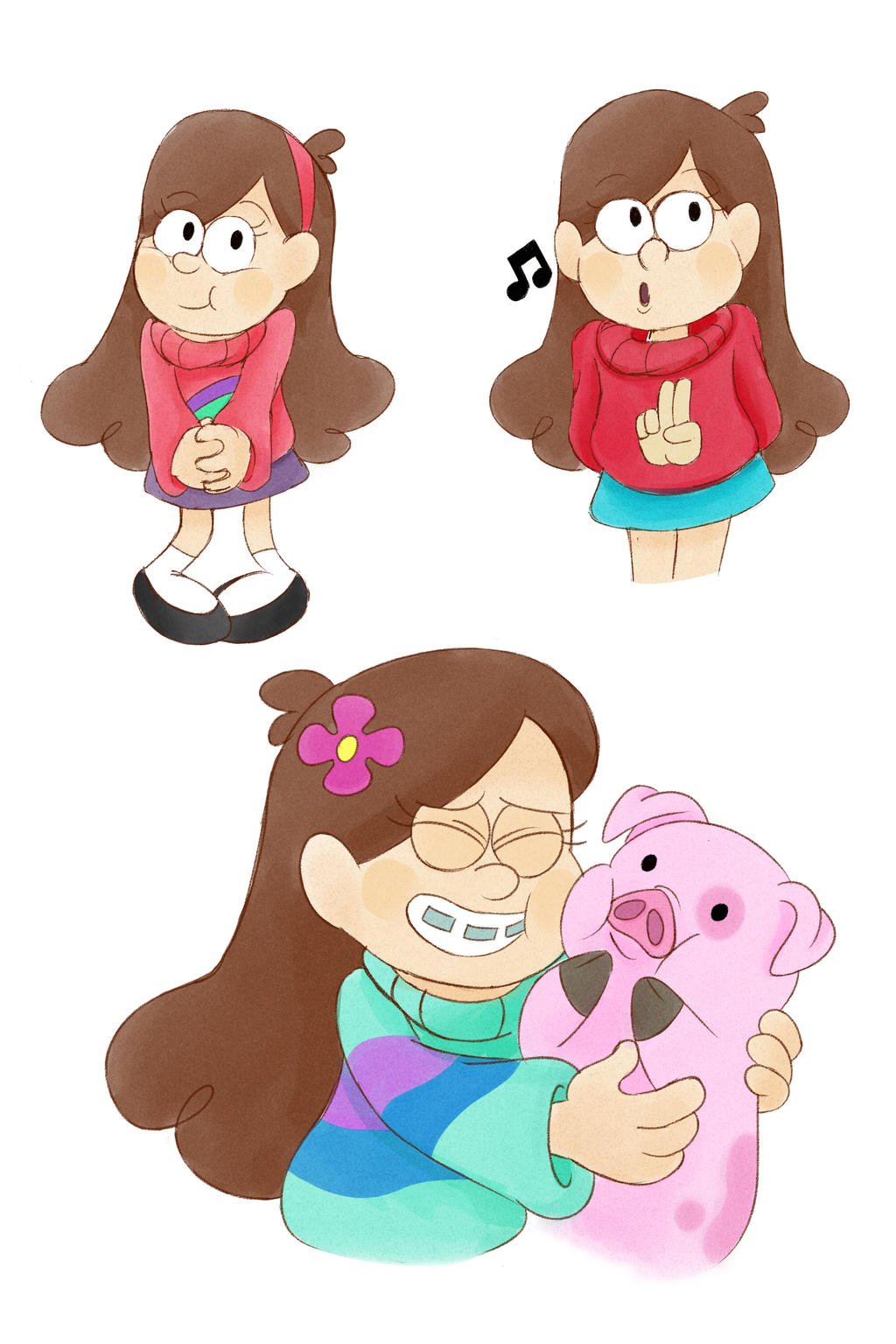 Mable doodles by PokeSonFanGirl on DeviantArt