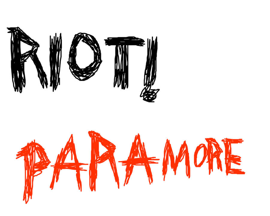 Paramore - Riot by NarutoArtExpert