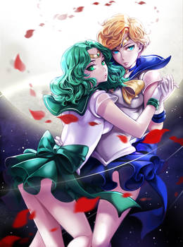 Sailor Uranus and Sailor Neptune