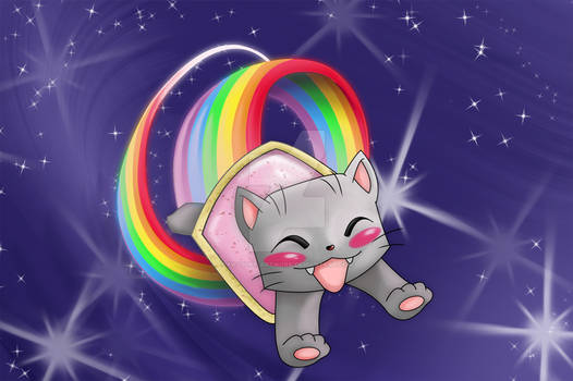 Swirling Nyan Cat