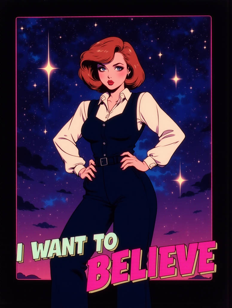 I WANT TO BELIEVE Scully by cubby-ai on DeviantArt