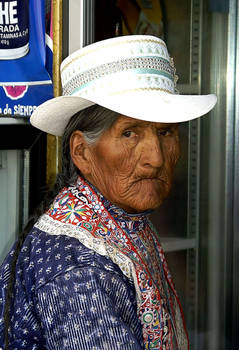 Old peruvian woman