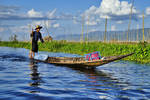 Inle Lake Boatman by CitizenFresh