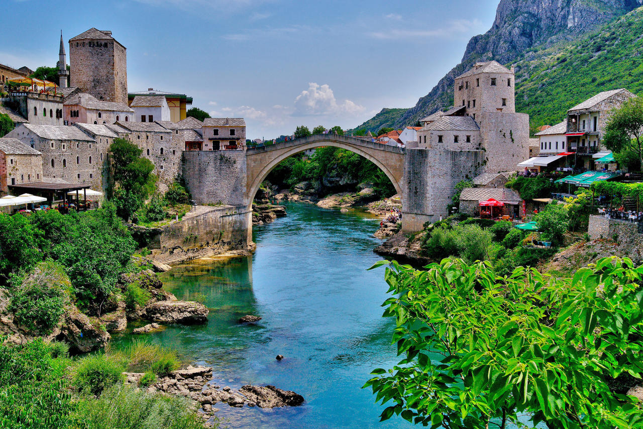 Mostar Writing Mostar -Old Bridge by CitizenFresh on DeviantArt