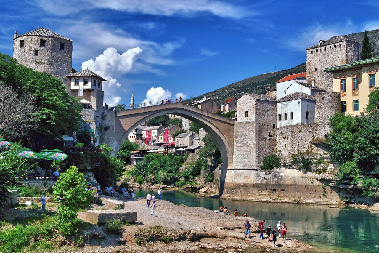 Mostar Writing Mostar -Old Bridge 3 by CitizenFresh on DeviantArt