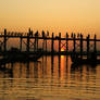 U Bein Bridge At Sunset 3