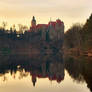 Sunset Over The Czocha Castle