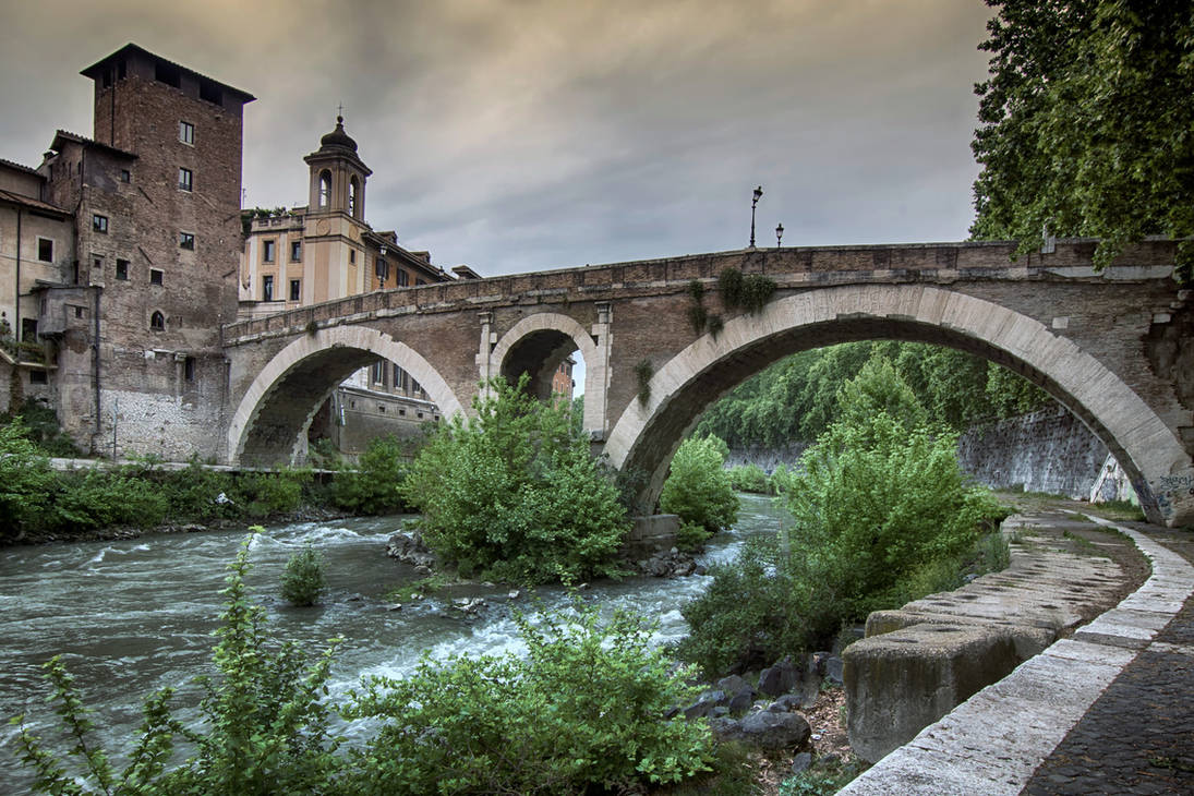 Италия каменный мост. Каменный мост Фабричо. Мост Фабрициуса. Pons Fabricius. Старые мосты Италии.