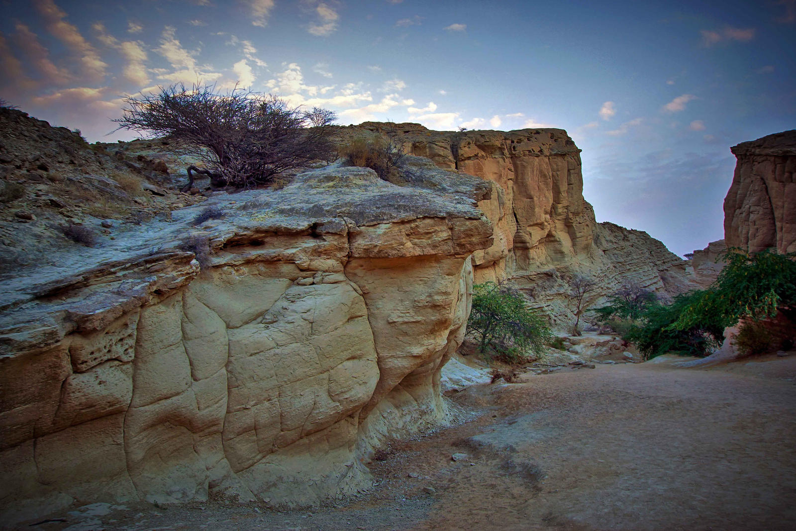 Sunset over the island of Qeshm