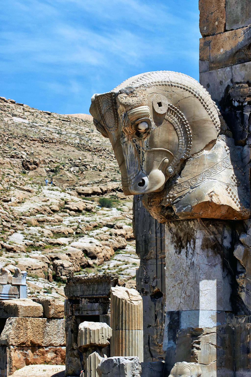 Persepolis-Statue of a horse