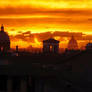 Sunset over Rome