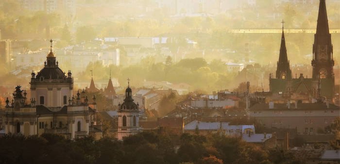 Late afternoon over Lviv