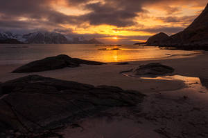 Sunset over the Lofoten Islands 3