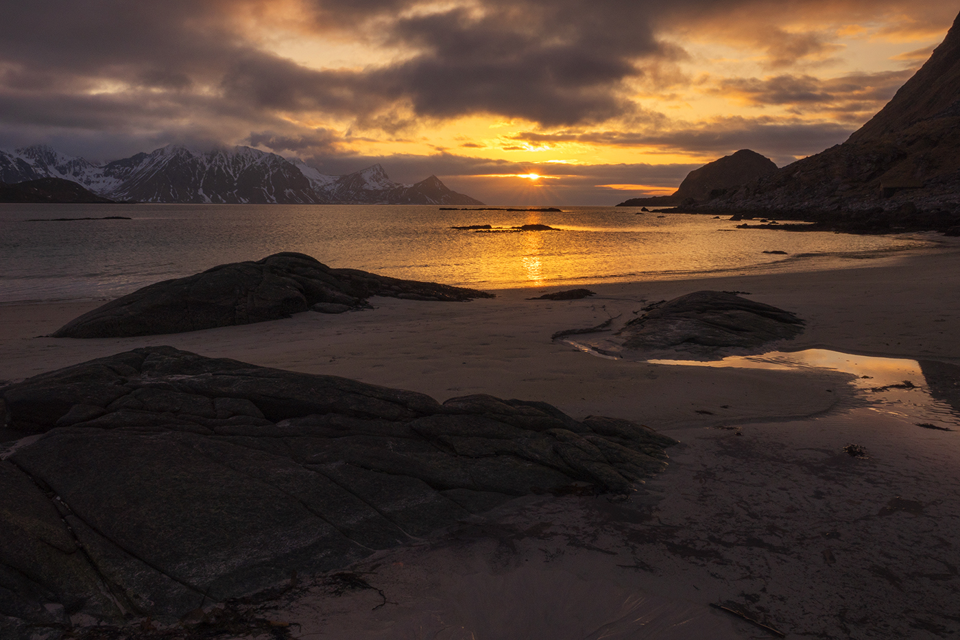 Sunset over the Lofoten Islands 3