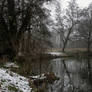 Winter impression in mist
