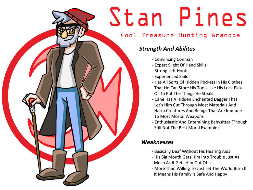 Stan Profile Stan Pines Full Profile by SonicCrazyGal on DeviantArt