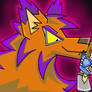 Demon Fox Holding His Child