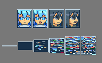 GGO: Sinon and Kirito sprites