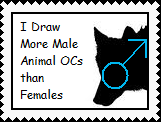 Male Animal OCs stamp