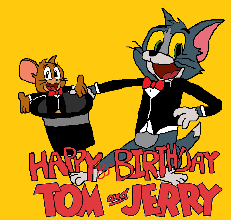 Happy 83rd Birthday Tom and Jerry by presleyclub20 on DeviantArt Happy 83rd Birthday Tom and Jerry by presleyclub20 on DeviantArt